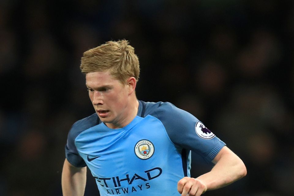 Kevin De Bruyne helped Manchester City to a 5-0 win over Liverpool