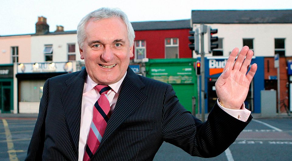 Bertie Ahern after his resignation in 2011. Photo: PA