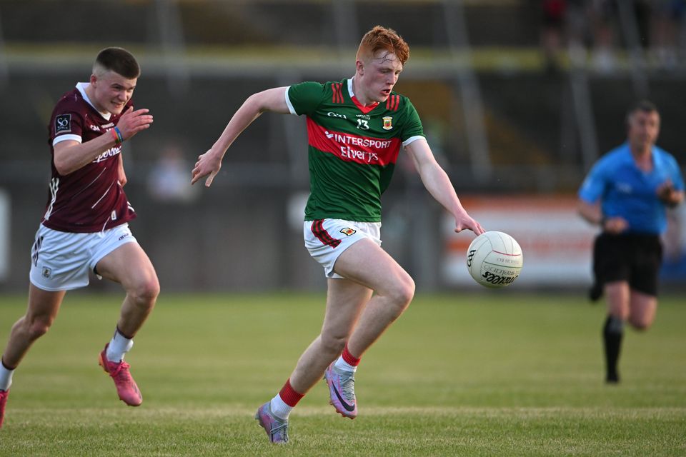 Darragh Beirne scored four points for Mayo against Galway