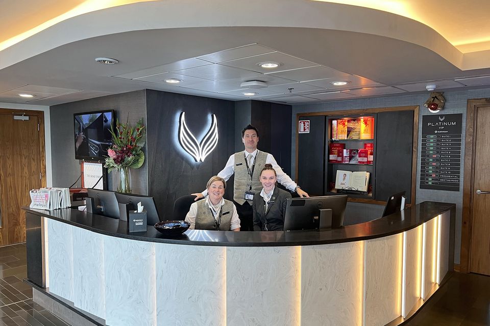 Staff at Dublin Airport's Platinum VIP