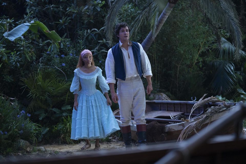 Halle Bailey as Ariel, Jonah Hauer-King as Prince Eric in The Little Mermaid. Photo: Disney