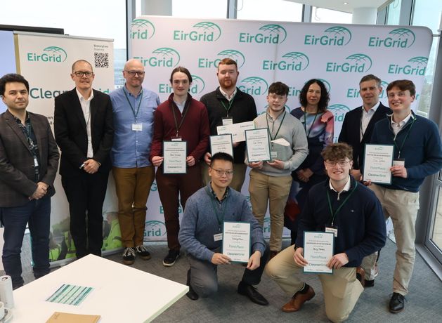 Wexford student secures third place and €3,000 prize for team project on offshore wind turbine monitoring