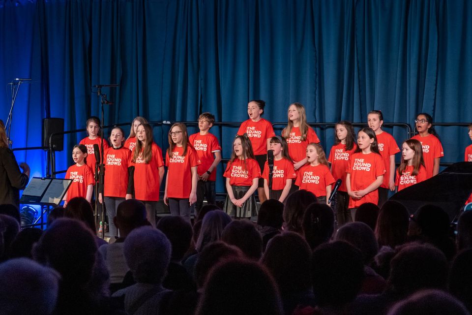 The Sound Crowd community choir for children, from Wicklow town.