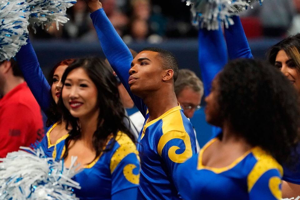 Super Bowl: Male cheerleaders perform at event for first time in NFL  history, The Independent