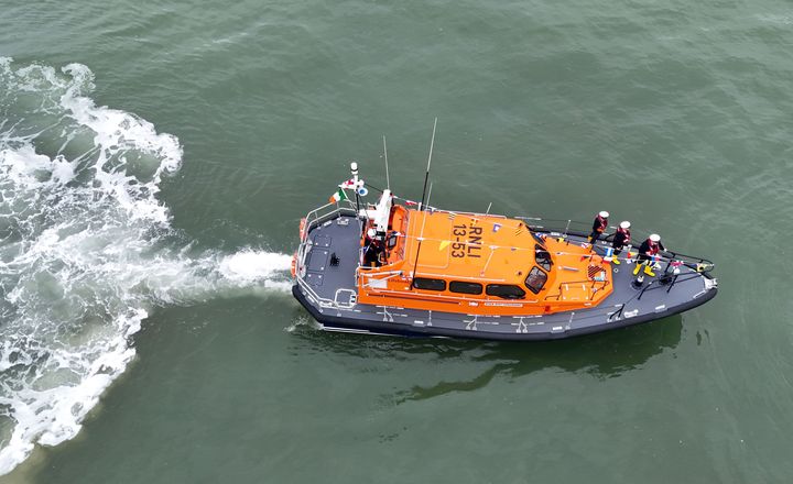 Wicklow and Wexford RNLI crews respond after 24ft yacht loses power