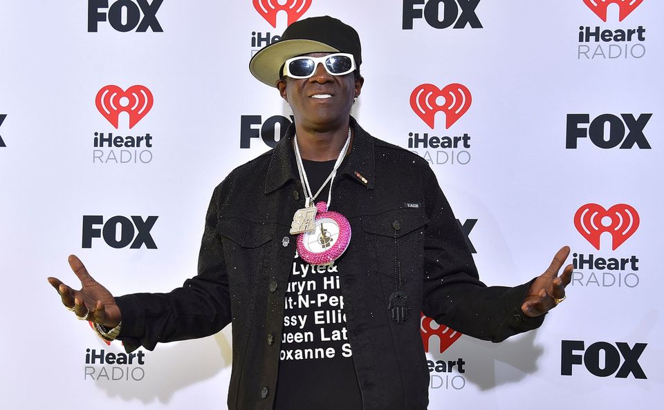 Flavor Flav arrives at the iHeartRadio Music Awards on Monday, April 1, 2024, in Los Angeles. (Photo by Jordan Strauss/Invision/AP)