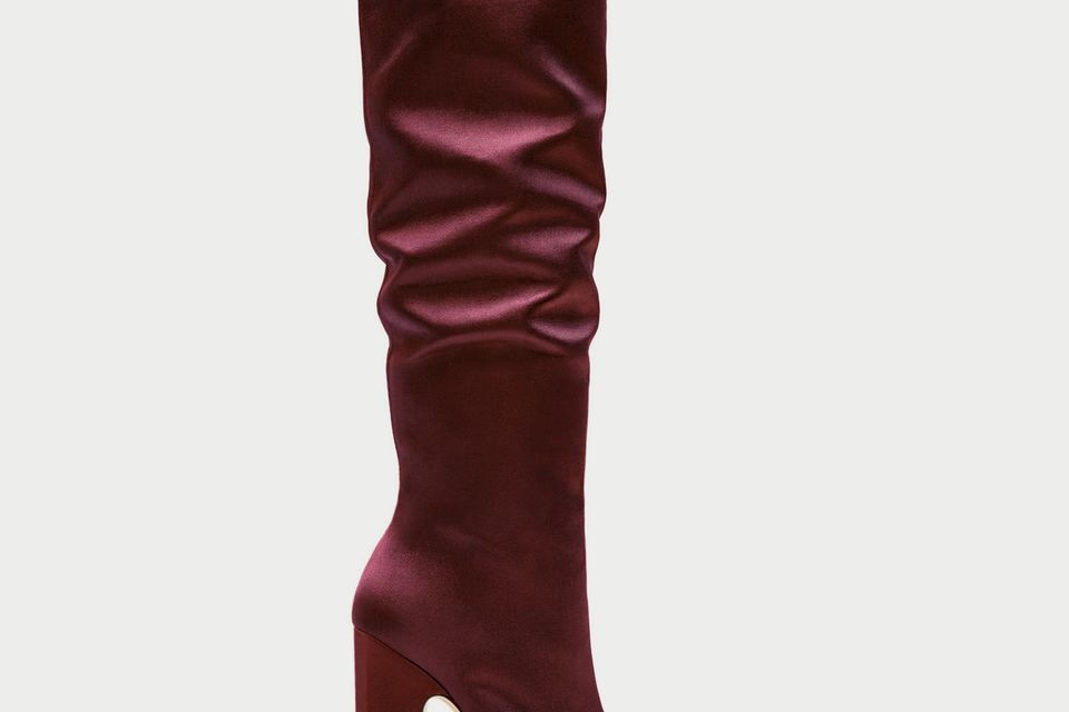 Sateen boots, €79.95 at Zara