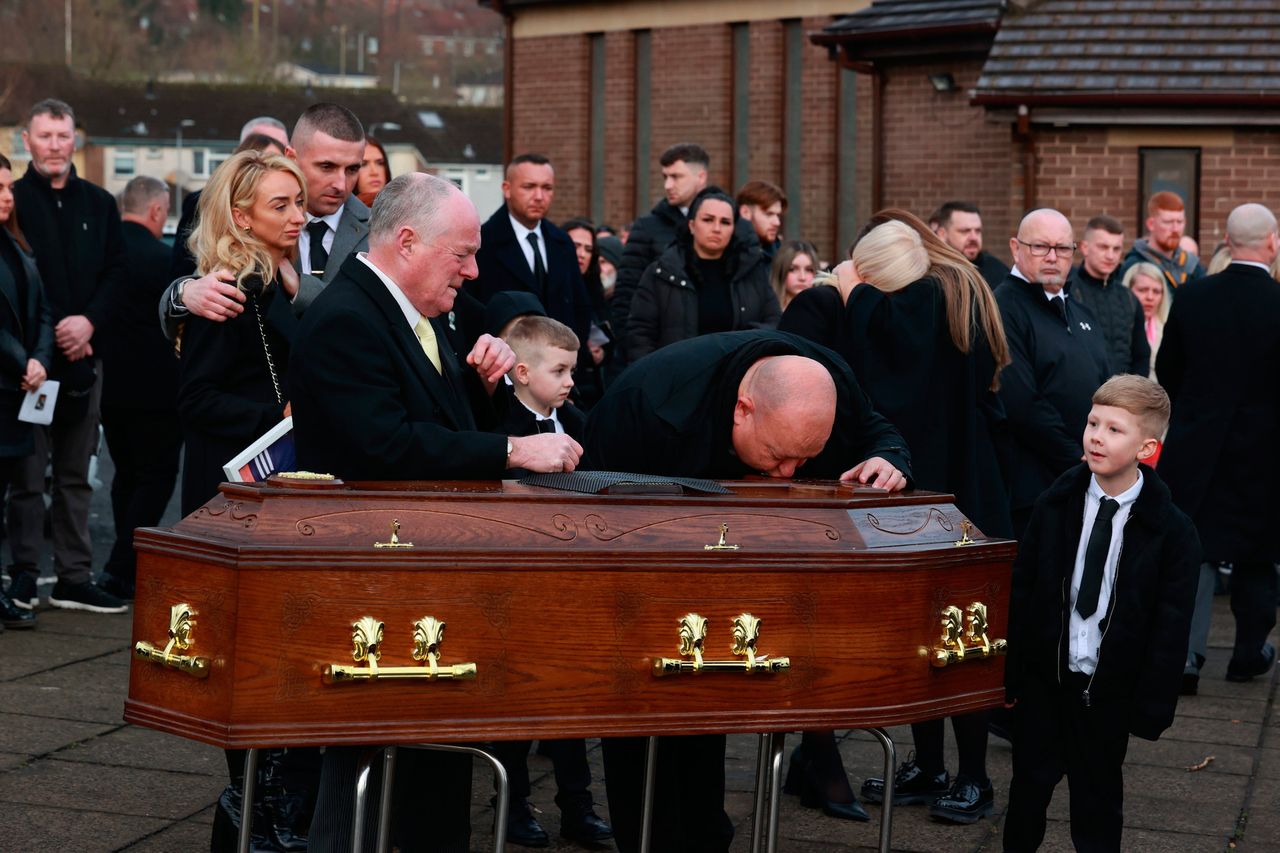 John George funeral: Service for man murdered in Spain taking place in