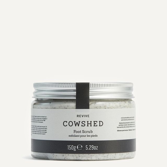 Cowshed Revive Foot Scrub, €28, cowshed.com; lookfantastic.ie