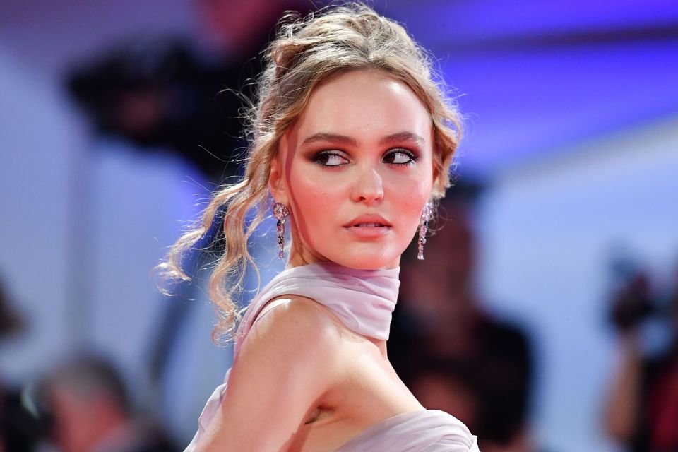Lily-Rose Depp Is Pretty in Pink Chanel at Venice Film Festival