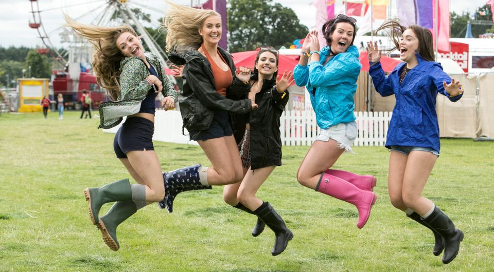Music fans at the sell-out Electric Picnic Festival