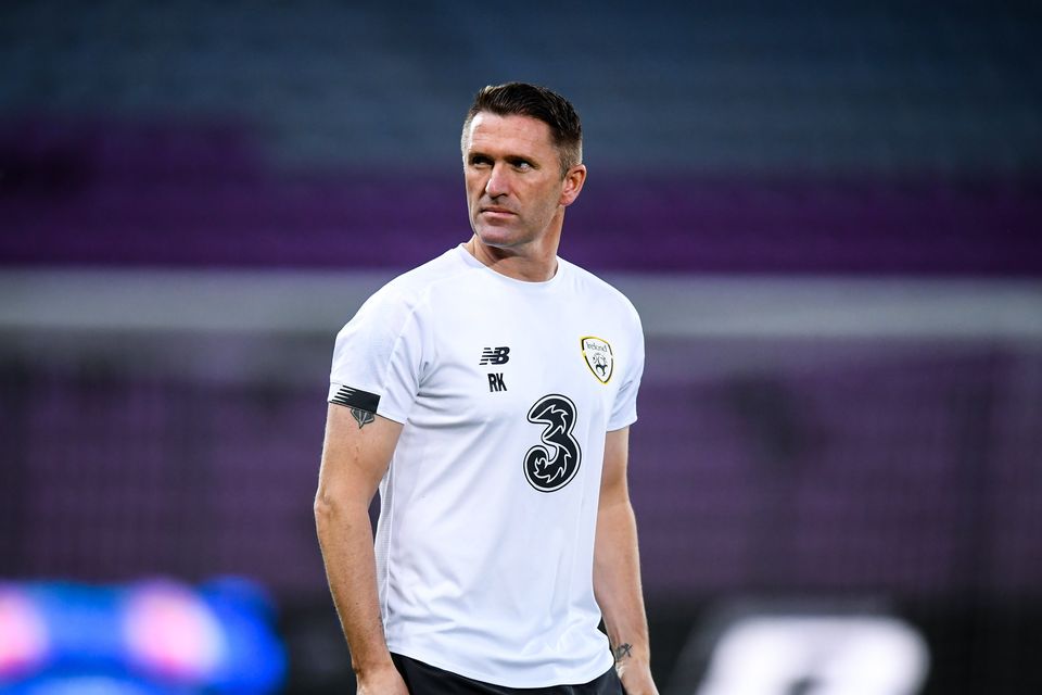 Robbie Keane served as an assistant coach with Ireland under Mick McCarthy. Photo by Stephen McCarthy/Sportsfile
