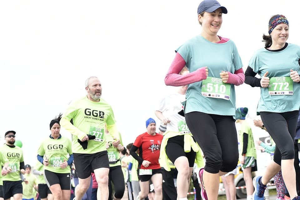 10k runners during the Great Gorey Run in memory of Nicky Stafford on Sunday morning. Pic: Jim Campbell