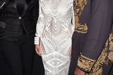 thumbnail: (L-R) Kris Jenner, Kim Kardashian and Kanye West attend the Balmain show as part of the Paris Fashion Week