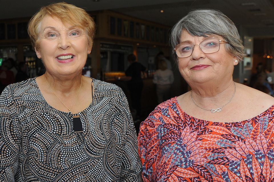 Mary McCarthy and Maria Callaghan at the Fashion Show in Dundalk Golf Club in aid of The North Louth Hospice. Photo: Aidan Dullaghan/Newspics