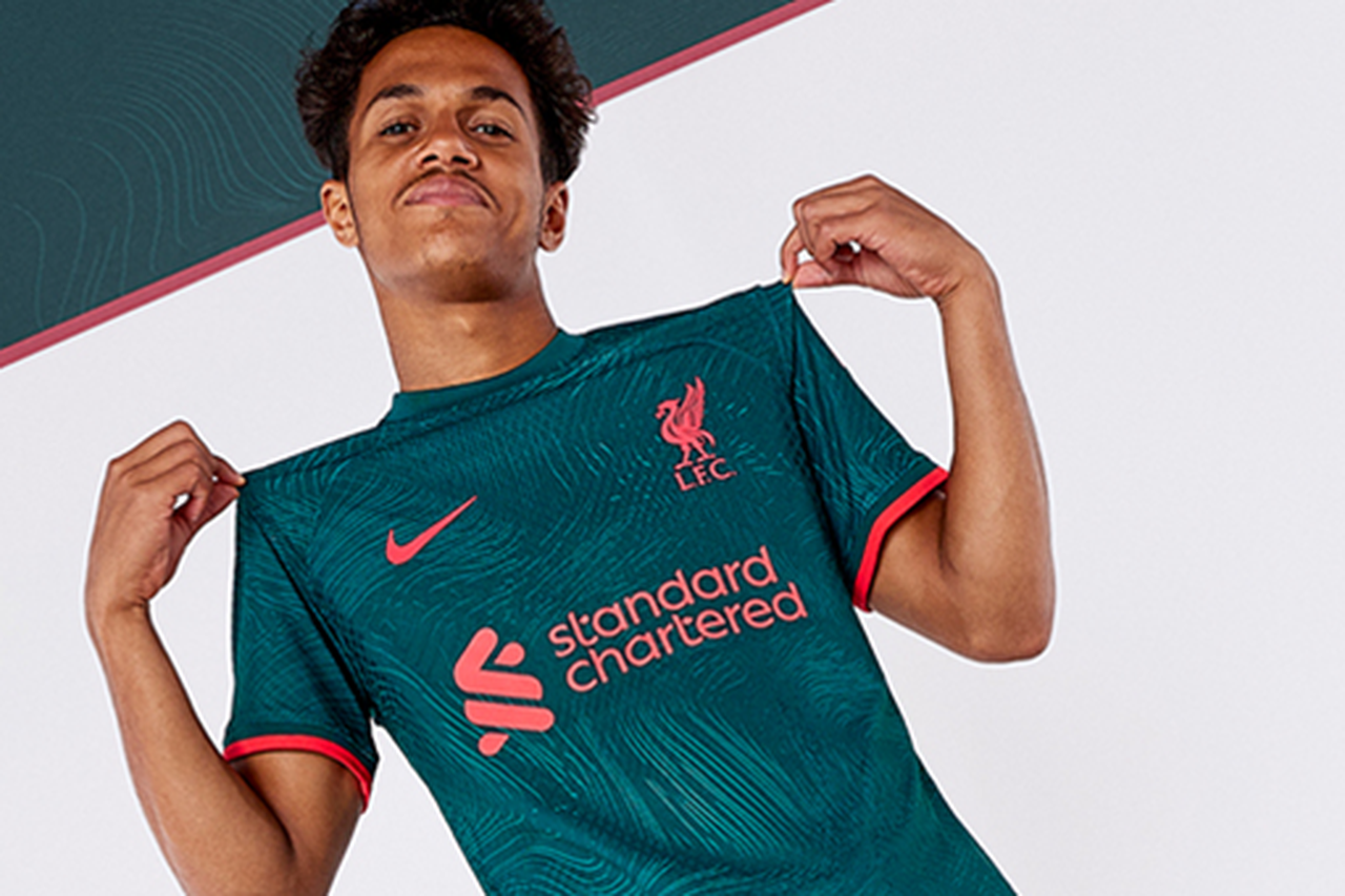 Photoshoot: Reds stars try out new Nike third kit at Liverpool