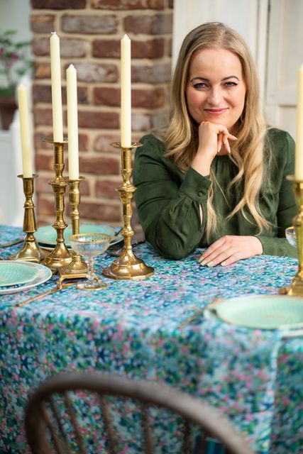 Co Louth interior designer and artist Lana Dullaghan has launched a range of Irish linen table cloths, runners and napkins