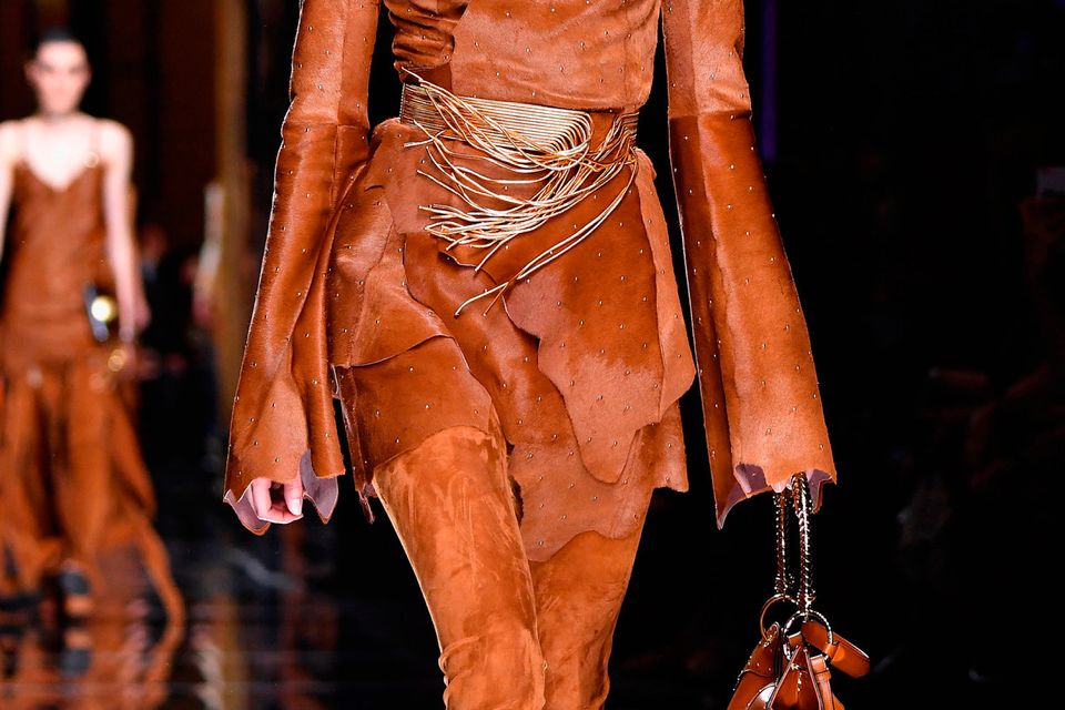 A model walks the runway at the Balmain Autumn Winter 2016 fashion News  Photo - Getty Images