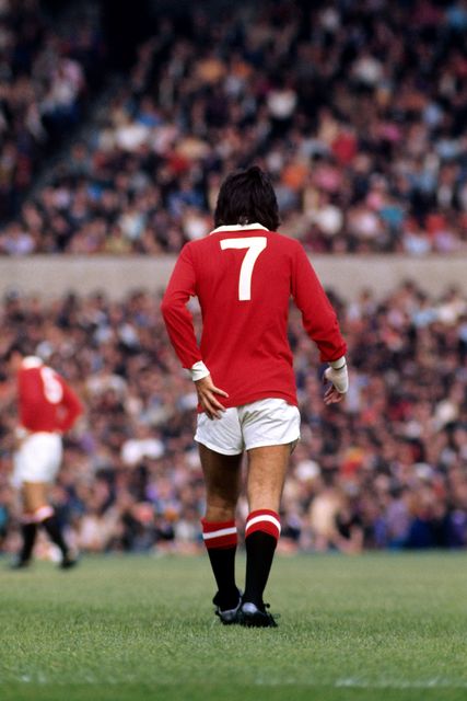 George Best was the first of Manchester United's high-profile number sevens. (EMPICS)