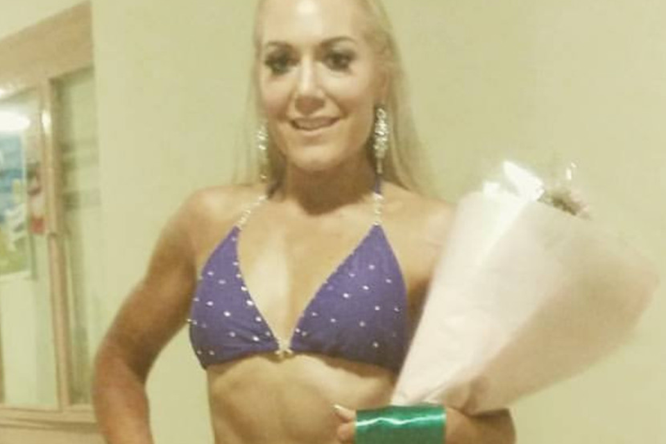 Lisa Duggan was the winner in her category at the Miss Swimwear Goddess competition