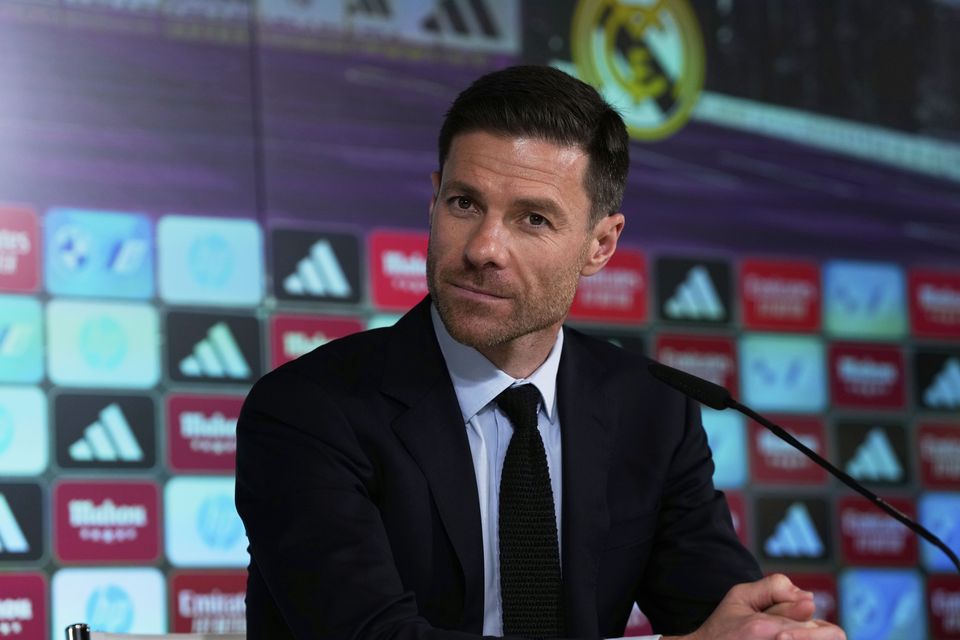 Xabi Alonso has been unveiled as the new manager of Real Madrid (Jose Breton/AP)
