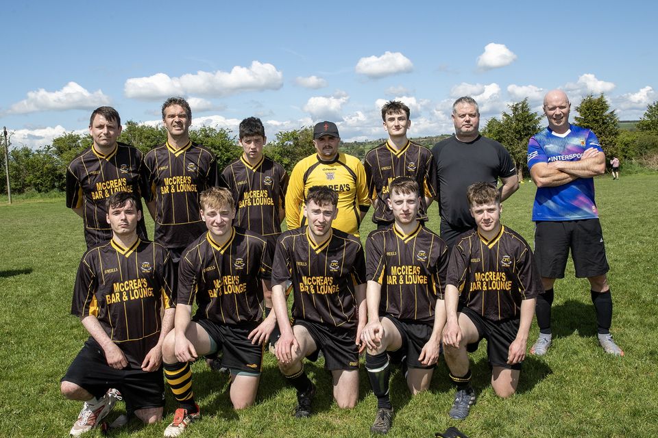 The Carnew FC 'B' who played host to Rathnew in the WDFL Division 3 clash last weekend. 