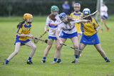 thumbnail: Hannah O'Carroll of Éire Óg Greystones gets the ball under control during the Wicklow Under-14 'A' camogie championship final against Annacurra. 