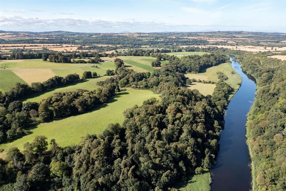 The majestic River Boyne meanders through the UNESCO World Heritage site, which comes with fishing rights.