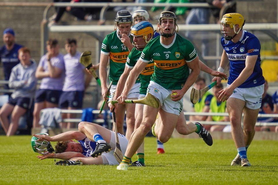 Michael Leane in action against Laois in last year's Joe McDonagh Cup Photo by Mark O'Sullivan