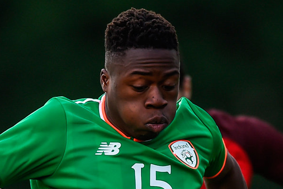 'Obafemi, who made his senior Ireland debut in Denmark last month, is already making people sit up and take note.' Photo: Seb Daly/Sportsfile