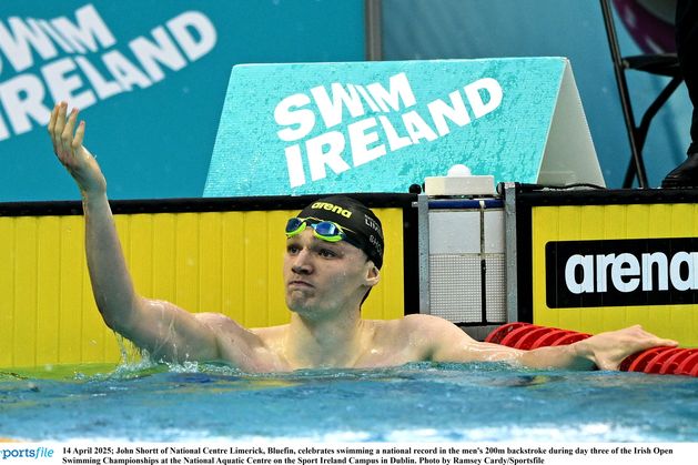 John Shortt takes centre stage for Ireland at the 2025 European Aquatics Championships