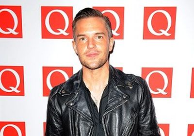 Brandon Flowers Black Leather Jacket