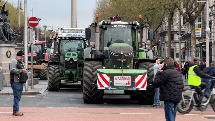 Fuel protests bring traffic to a standstill for second day as minister hits out at ‘reckless’ blockades amid fears pumps could run dry in west of Ireland