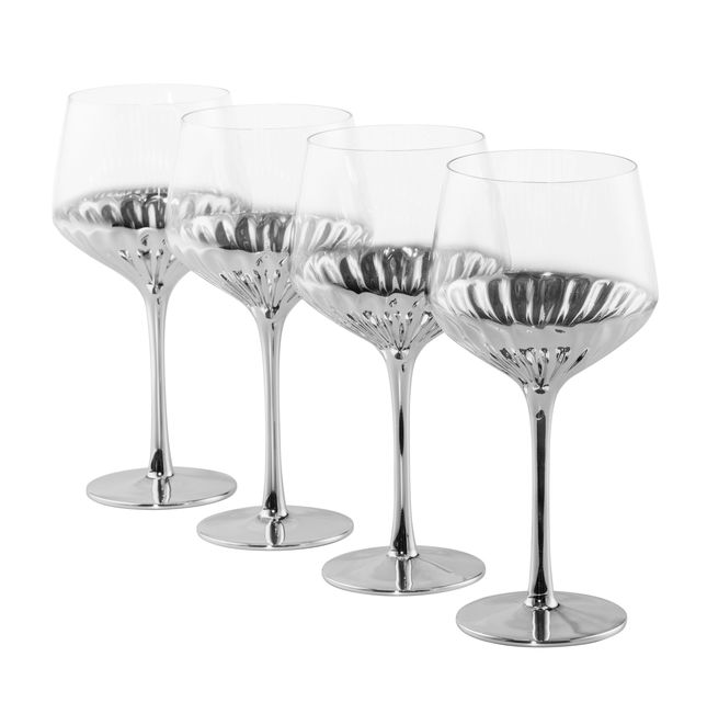Waterside Platinum Art Deco wine glass, set of 4, €37.99, very.ie