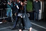 thumbnail: Stylist Jessica Mulroney exits after a baby shower for Meghan, Duchess of Sussex, at the Mark Hotel in the Manhattan borough of New York City, U.S., February 20, 2019. REUTERS/Andrew Kelly