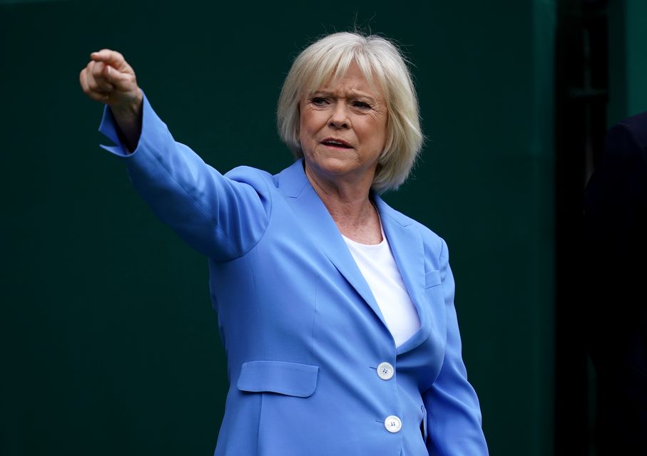 Barker stood down from her presenting duties at Wimbledon this summer (John Walton/PA)