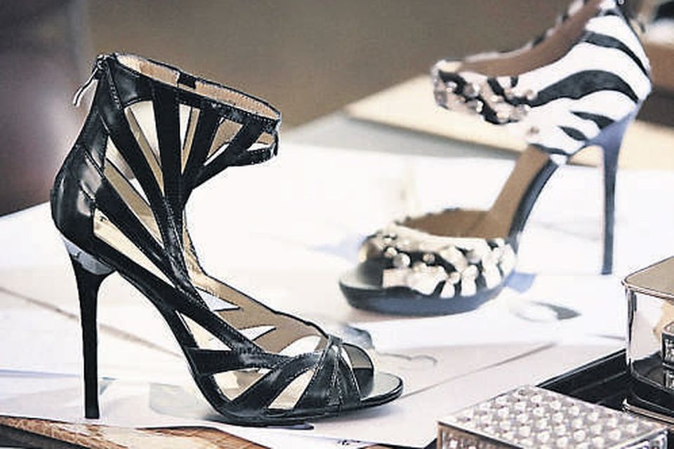 Jimmy choo 2024 h&m shoes