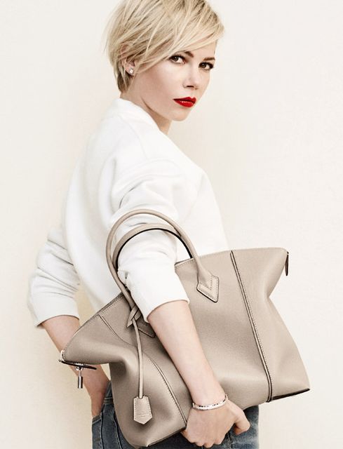 Actor Michelle Williams for Louis Vuitton 2013 Print Ad - Great to
