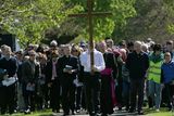 thumbnail: Archbishop Diarmuid Martin (centre) at the 'Way of the Cross' in the Phoenix Park. Picture: Frank McGrath