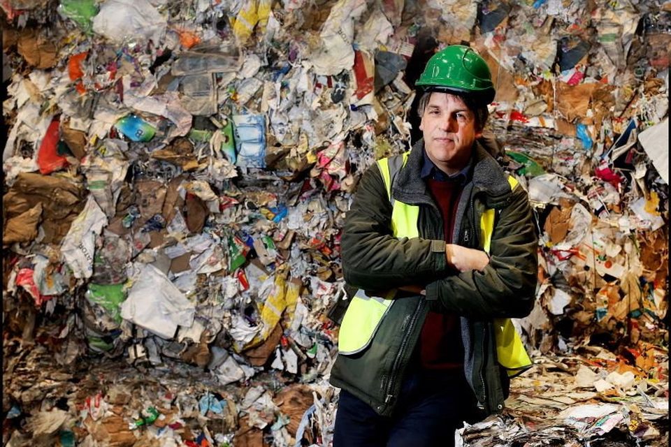 Journalist Kim Bielenberg at Thornton's Recycling Plant in Parkwest Business Park, Dublin.Photo: Steve Humphries