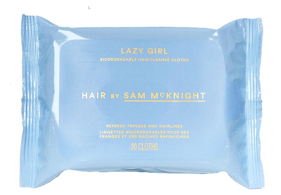 Hair by Sam McKnight Lazy Girl Biodegradable Hair Cleanse Cloths, €20, brownthomas.com