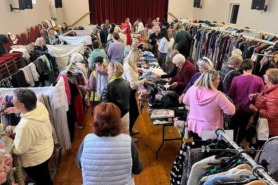 Bargain hunters at The Hall in Fethard on Sea. 