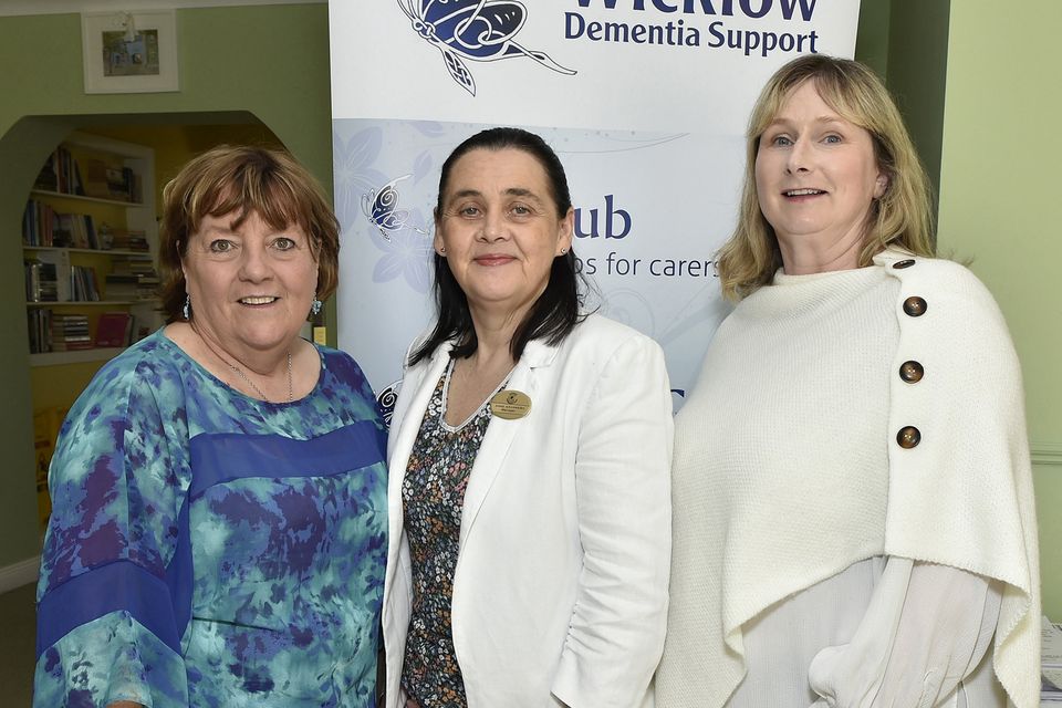 Carnew Community Care hosted a Tea Day in aid of Wicklow Dementia Support and The Alzheimers Society of Ireland on Thursday. Pictured at the fundraiser were Jackie O'Toole (Wicklow Dementia Support), Anne Kavanagh (Manager, Carnew Community Care) and Orla Finn (Wicklow Dementia Support). Pic: Jim Campbell
