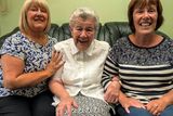 thumbnail: Sunday 14 September 2014. Oranmore Rd. Ballyfermot. Agnes Mullen with her daughters Jacqueline (left) and Marian.