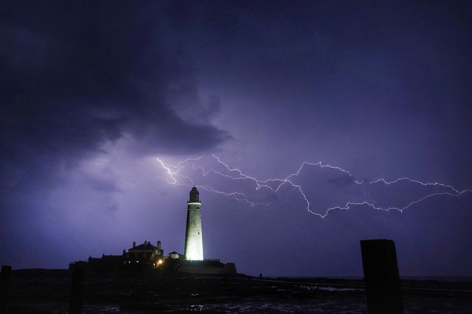 A yellow weather warning for thunderstorms has been issued (PA)