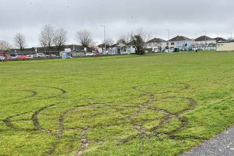 Vandals damaged the pitch on the Brackenstown Road used by Swords Manor Football Club
