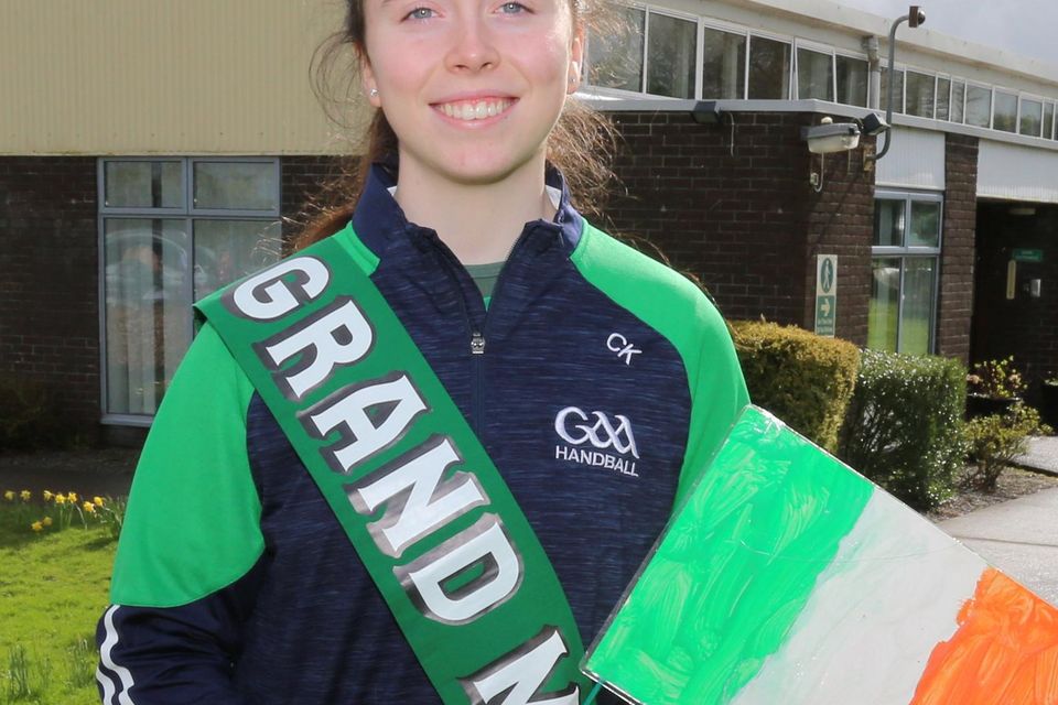 Carmel Kelliher was Grand Marshal at the Boherbue St. Patrick's Parade. Photo by Sheila Fitzgerald