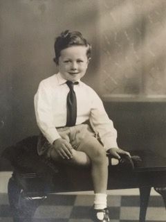 Gordon Lewis as a child