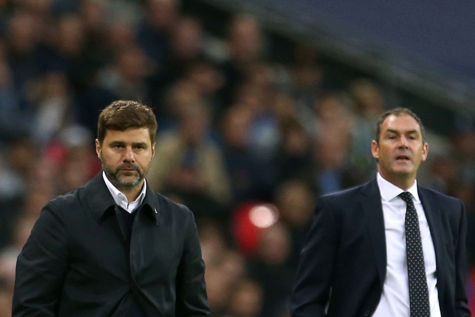 Mauricio Pochettino's Tottenham were held to a draw by Swansea