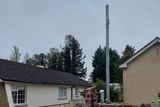 thumbnail: Locals in Scotstown have reacted with fury at the installation of a mast within yards of local homes and a short distance from a number of listed buildings.